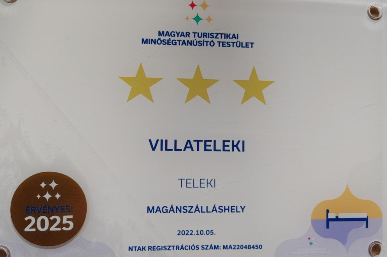 Villa Teleki Екстериор снимка